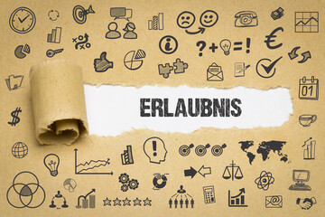 Wall Mural - Erlaubnis