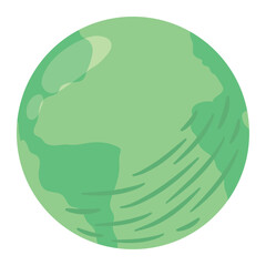 Wall Mural - green world planet earth