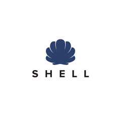 Wall Mural - pearl shell simple logo