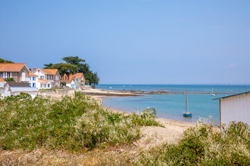 Wall Mural - Paysage et plage sur l'île de Noirmoutier en Vendée, France.