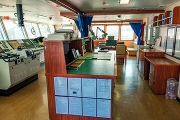 The ship's cab.