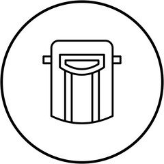 Sticker - Wedling Mask Line Icon