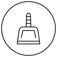 Poster - Dust Pan Line Icon