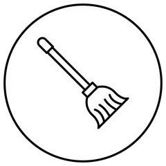 Poster - Mop Line Icon