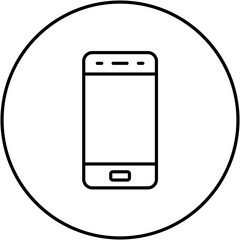 Sticker - Smartphone Line Icon