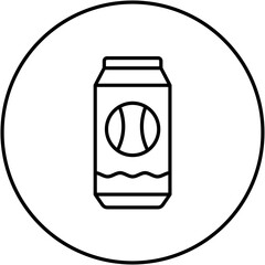 Poster - Soda Can Line Icon