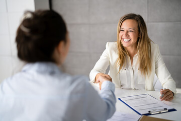 Wall Mural - Staffing Interview In Office