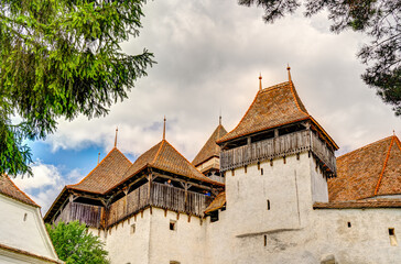 Wall Mural - Viscri fortified church, Romania