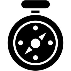 Sticker - Compass Vector Icon