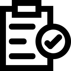 Wall Mural - Checklist Vector Icon