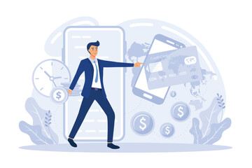 Poster - crowdfunding abstract concept vector illustration. crowdsourcing project, alternative financing, rai
