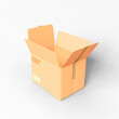 © Xvector - Cardboard box icon isolated 3d render illustration