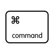 Keyboard right command key