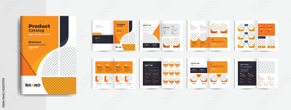 Product catalog design template for your business professional company ...