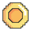 pixel art golden coin