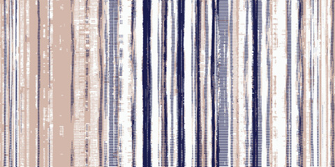 Vector contemporary seamless pattern with stripe hand drawn abstract shapes and geometric elements. Creative Mid Century minimalist bohemian contemporary design, print, poster, background