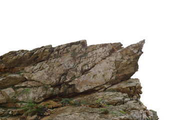 Wall Mural - rock isolated transparency background.