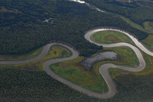 Aerial View Of Alaska Waterways