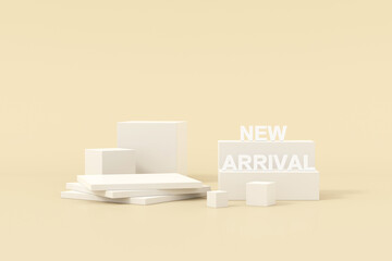 Wall Mural - product display background. 3d display stand.