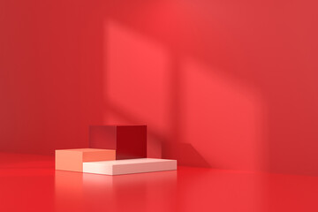 Wall Mural - 3d product display background. display stand.