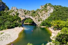 The Incredible Pont D'Arc On The Ardèche River, France