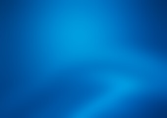 Wall Mural - blue gradient abstract background with soft smooth shiny of light texture.