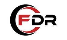 FDR Three Letter Swoosh Logo Design Vector Template | Monogram Logo | Abstract Logo | Wordmark Logo | Letter Mark Logo | Business Logo | Brand Logo | Flat Logo | Minimalist Logo | Text | Word | Symbol
