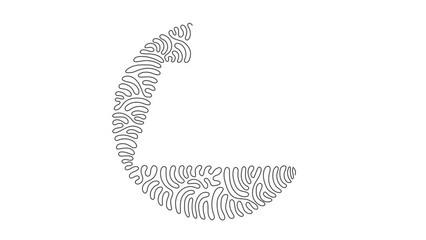 Poster - animated self drawing of single continuous line draw geometric shapes, trapezoid icon. simple line, 