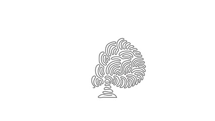 Poster - Self drawing animation of single line draw poker cards suit shape. Spades suit deck of playing card used for ace in Las Vegas royal casino. Swirl curl style. Continuous line draw. Full length animated