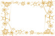 canvas print picture - Weihnachten Hintergrund abstrakt mit goldenen Sternen Hintergrund transparent