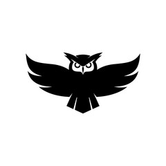 Sticker - fly owl logo