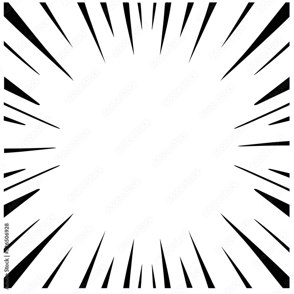 Shock effect, Shock cartoon effect, Comic effect, Light effects, Vector format