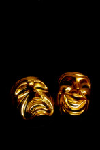 Theatrical Mask Of Tragedy And Comedy