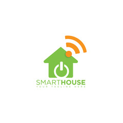 Wall Mural - Smart House Logo Design Template.