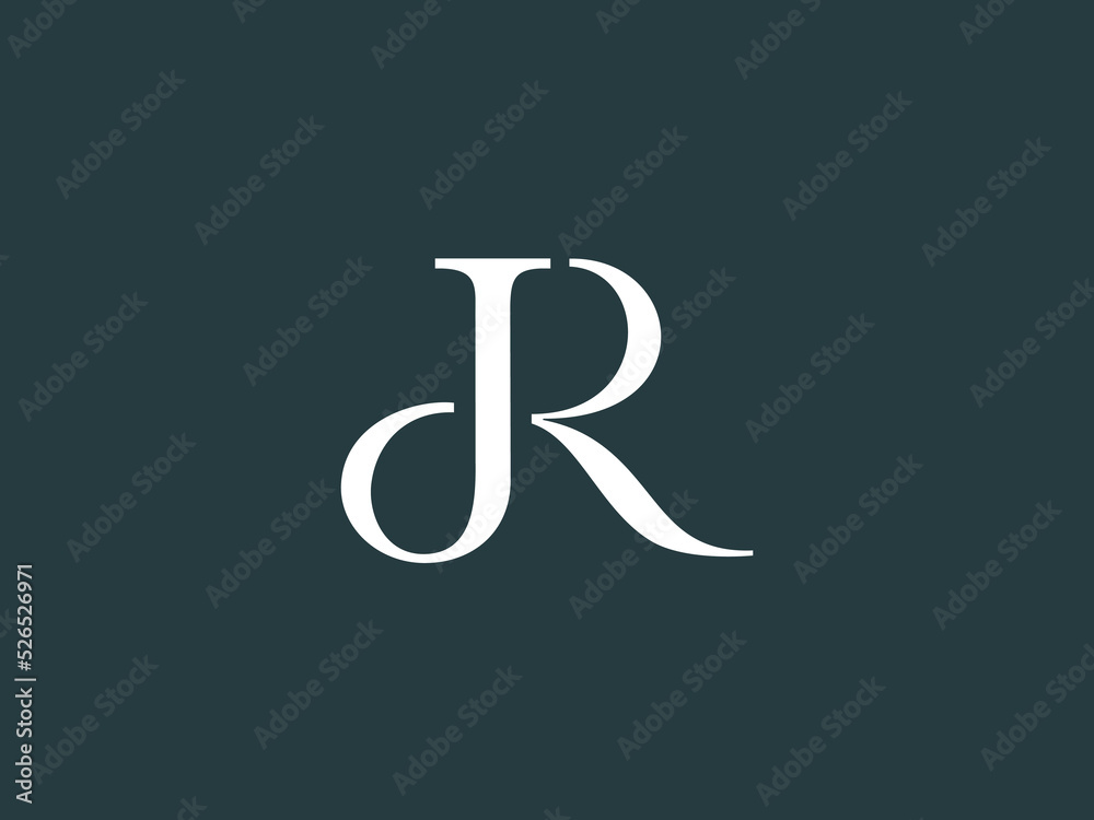 Luxurious, mature, and elegant JR logo. Monogram logo in modern classic ...