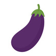 eggplant cartoon icon.