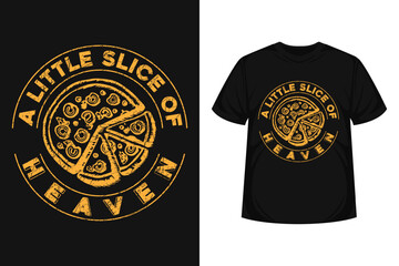 Wall Mural - 0little slice heaven modern typography vintage t-shirt design | motivational quotes for life