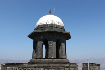 Poster - View of Chhatrapati Shivaji Maharaj Samadhi, Raigad Fort, Maharashtra, India