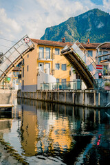 Poster - Pont-Levis dans la Marina de Port-Valais