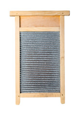 Vintage washboard isolated