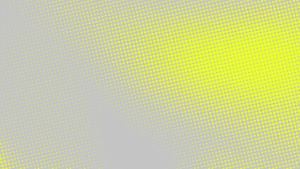 Poster - Dots halftone yellow gray color pattern gradient texture  background.