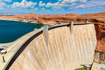 Wall Mural - Glen Canyon Dam at Colorado river