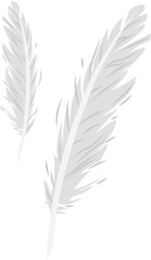 Naklejka na meble QUILL or feather VECTOR ILLUSTRATION. IMAGE OR CLIP ART.