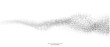 © korkeng - Abstract dots particles flowing wavy isolated on white background. Vector illustration design elements in concept of technology, energy, science, music.