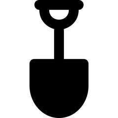 Sticker - Shovel Vector Icon