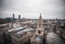 View From St. Pauls Cathedral In London