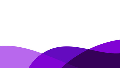 Poster - Abstract wavy purple banner background design vector.