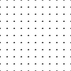 Poster - Square seamless background pattern from geometric shapes. The pattern is evenly filled with small black thumb up symbols. Vector illustration on white background