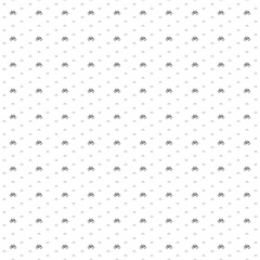 Poster - Square seamless background pattern from black bicycle symbols are different sizes and opacity. The pattern is evenly filled. Vector illustration on white background