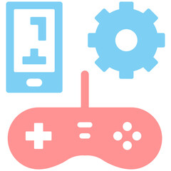 Wall Mural - game design icon